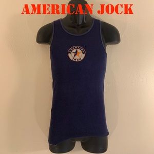 American Jock Tank Top VINTAGE Medium tight fit